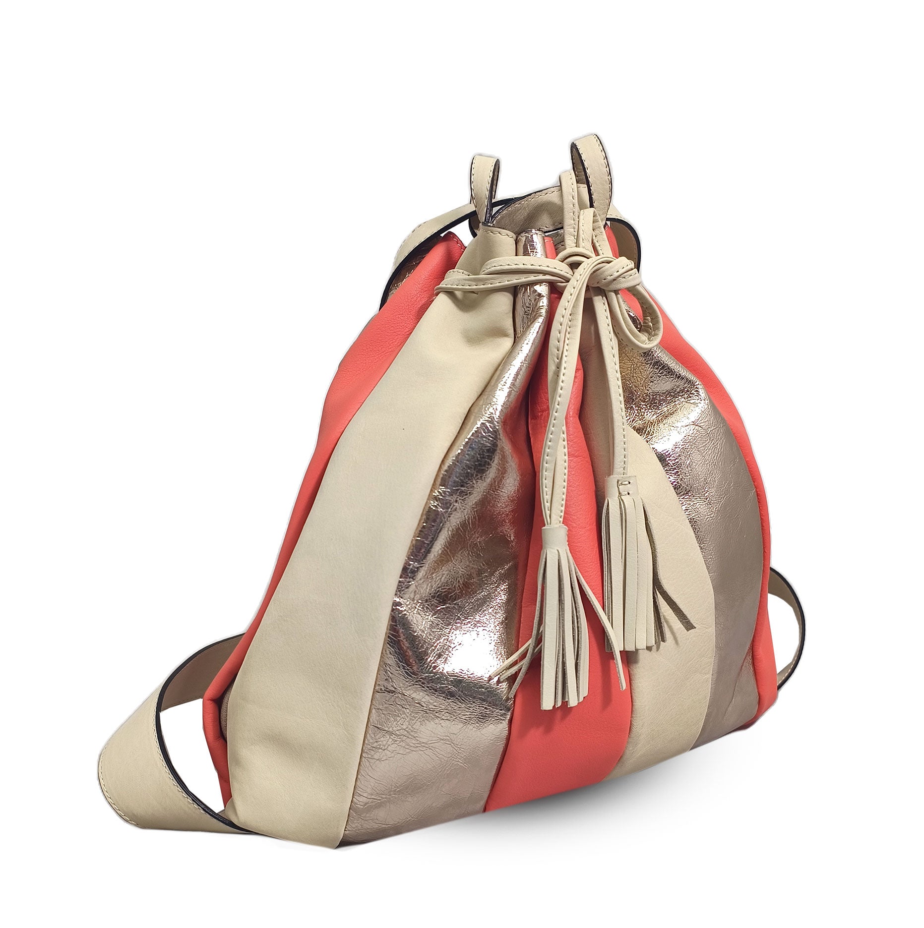 Pelletteria Veneta N921 Corallo Sacchetto Donna