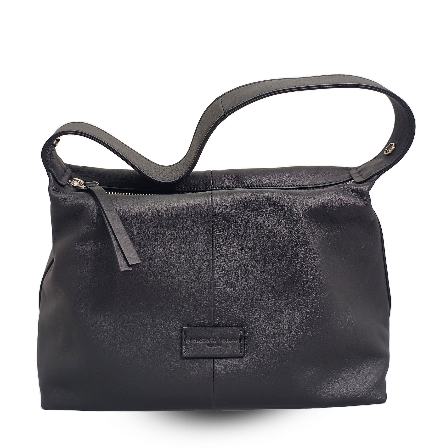 Pelletteria Veneta D605 Nero Borsa da Donna a Spalla