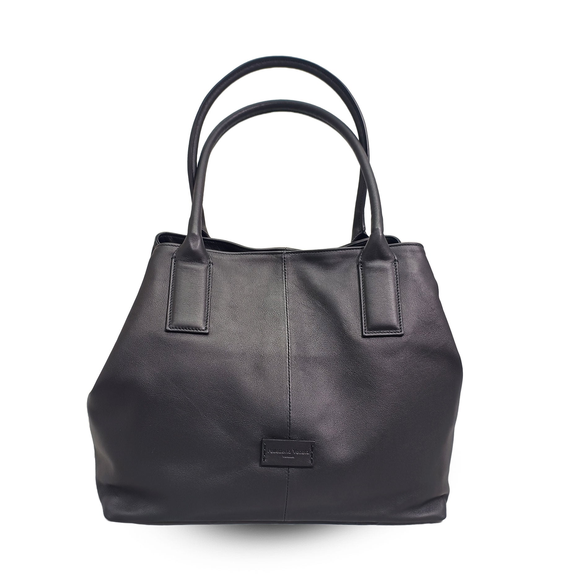 Pelletteria Veneta DW622 Black  Borsa Donna doppio manico