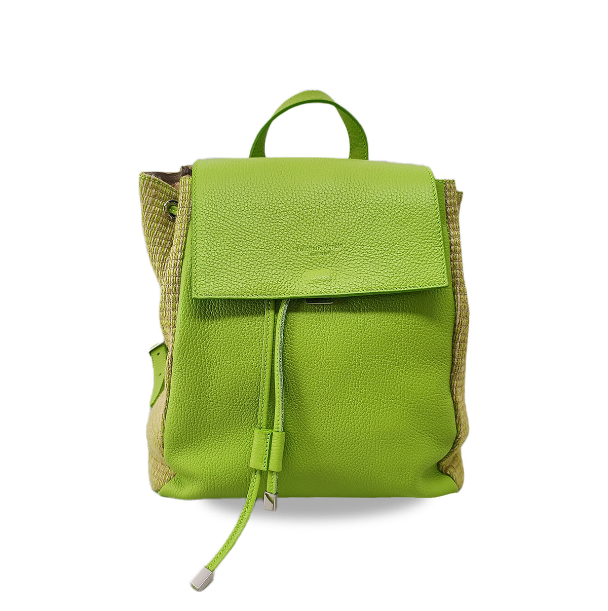 Pelletteria Veneta D24057 Verde Zaino in pelle
