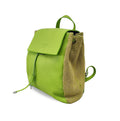 Pelletteria Veneta D24057 Verde Zaino in pelle