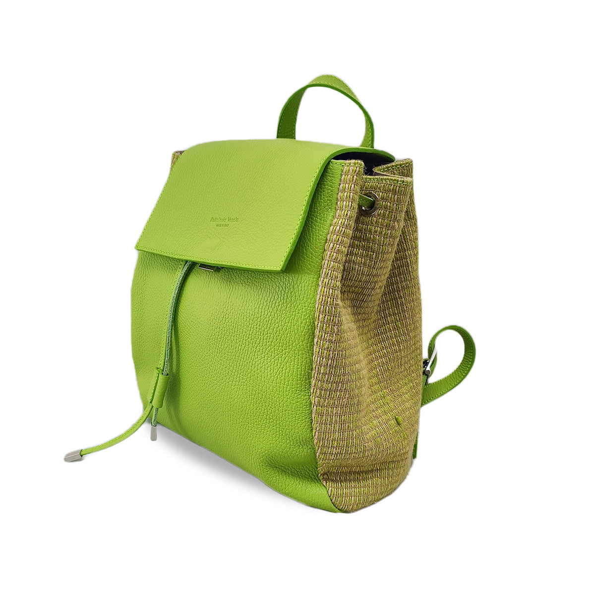 Pelletteria Veneta D24057 Verde Zaino in pelle