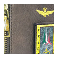Dettaglio finiture e hardware di Aeronautica Militare Pilot Zaino Pc - Moro