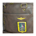 Dettaglio finiture e hardware di Aeronautica Militare Pilot Zaino Pc - Moro