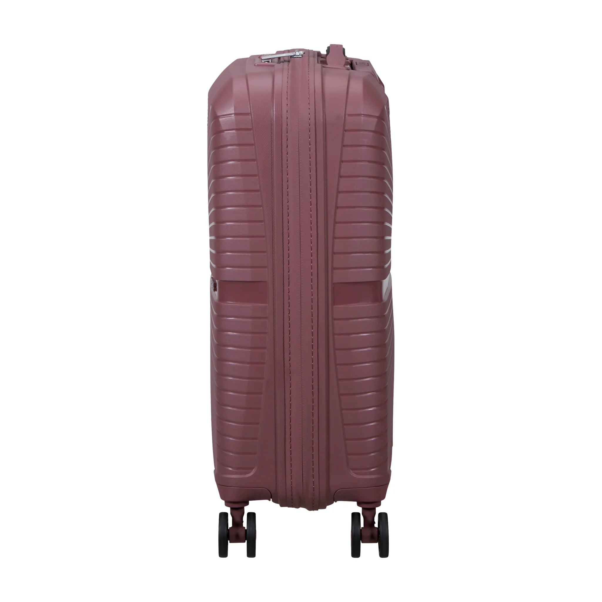 Dettaglio laterale e fondo di American Tourister Airconic Trolley (4 Ruote) - Galactic Mauve