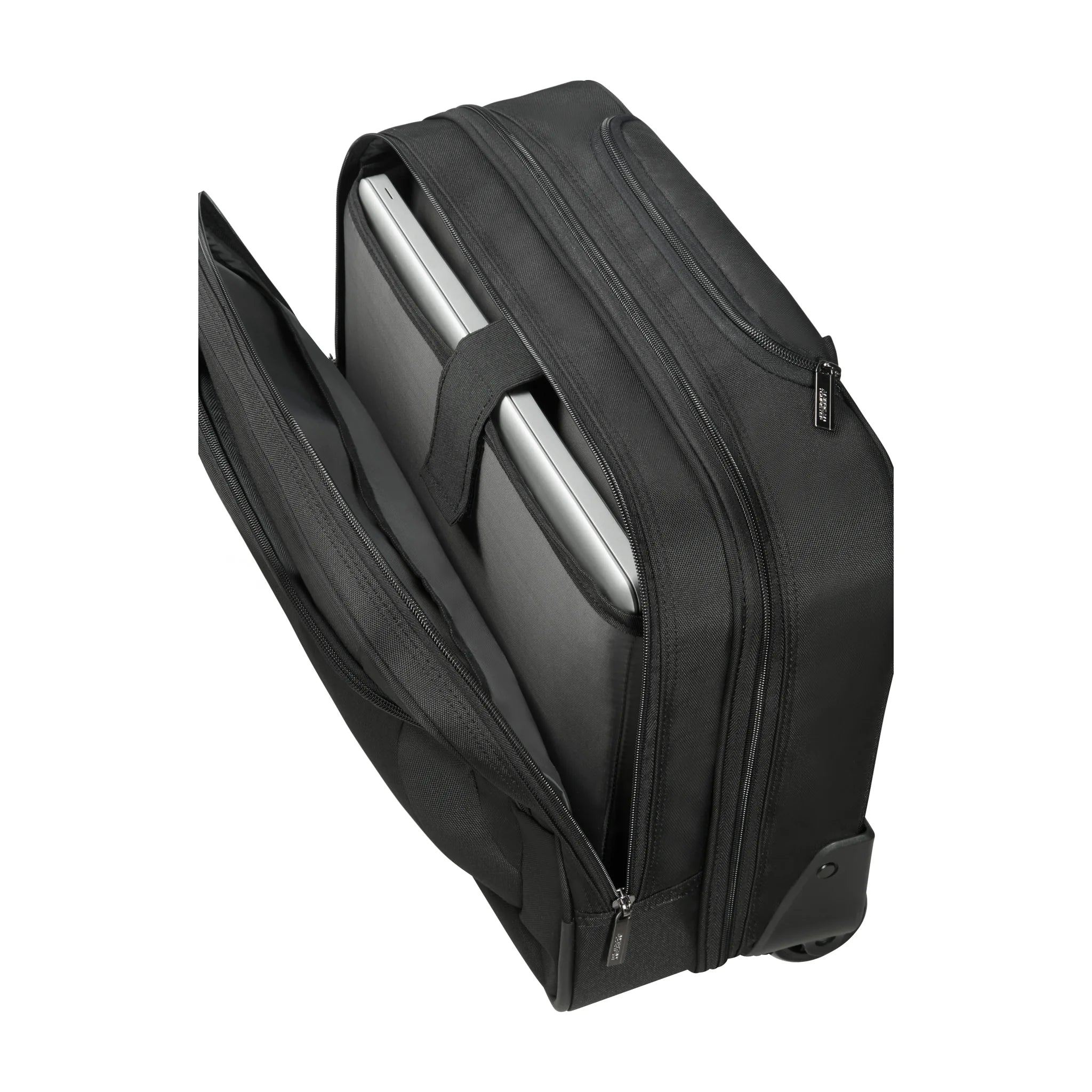 Elementi e accessori inclusi in American Tourister At Work Cartella Porta Pc Con Ruote - Blackorange