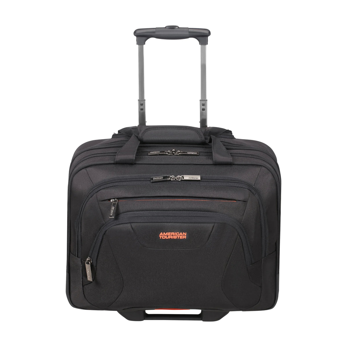 Vista principale di American Tourister At Work Cartella Porta Pc Con Ruote - Blackorange