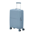 Vista di tre quarti di American Tourister Fastforward Trolley (4 Ruote) - Steel Blue