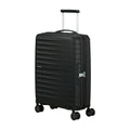 Vista di tre quarti di American Tourister Fastforward Trolley (4 Ruote) - Flash Black