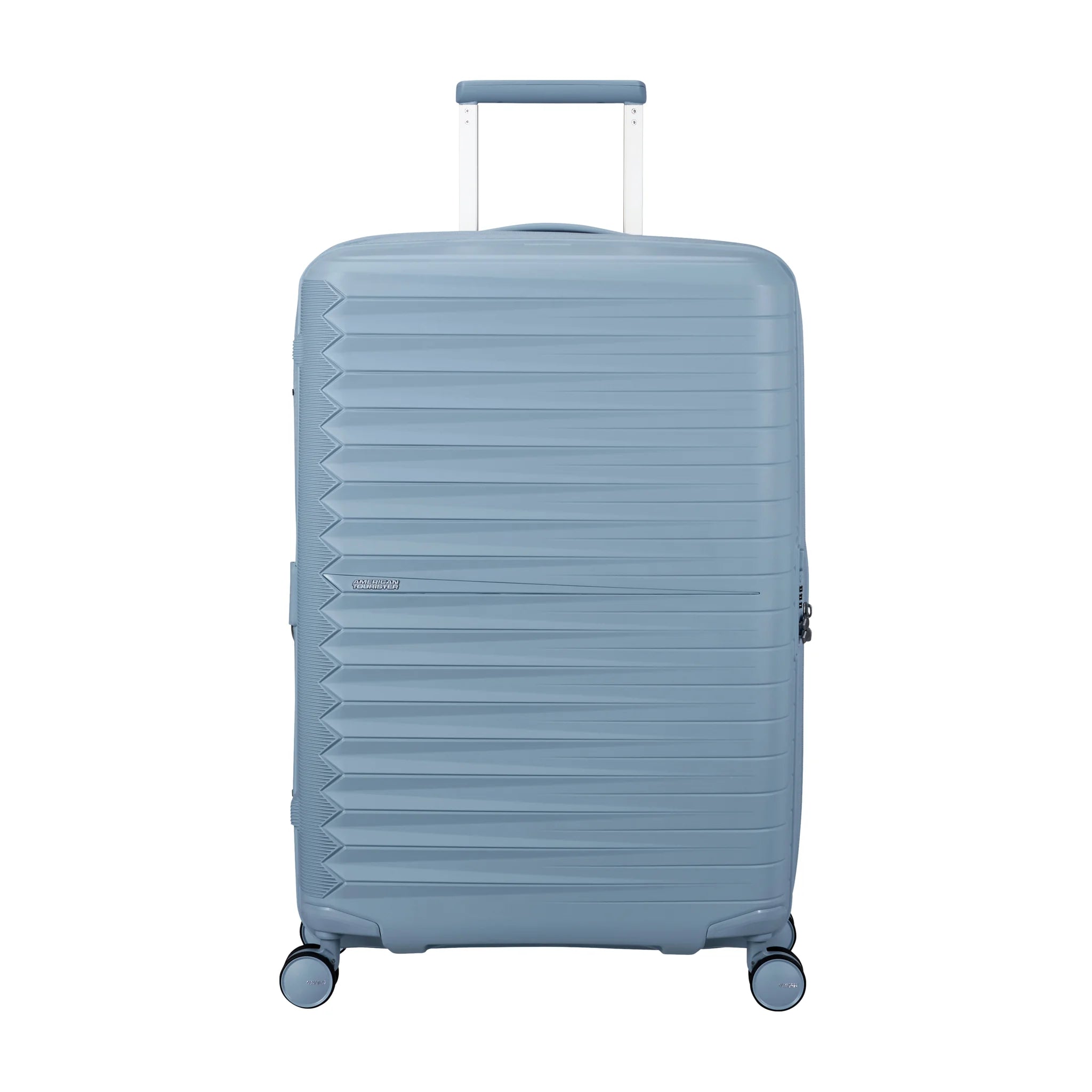 Vista principale di American Tourister Fastforward Trolley (4 Ruote) - Steel Blue