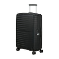 Vista di tre quarti di American Tourister Fastforward Trolley (4 Ruote) - Flash Black