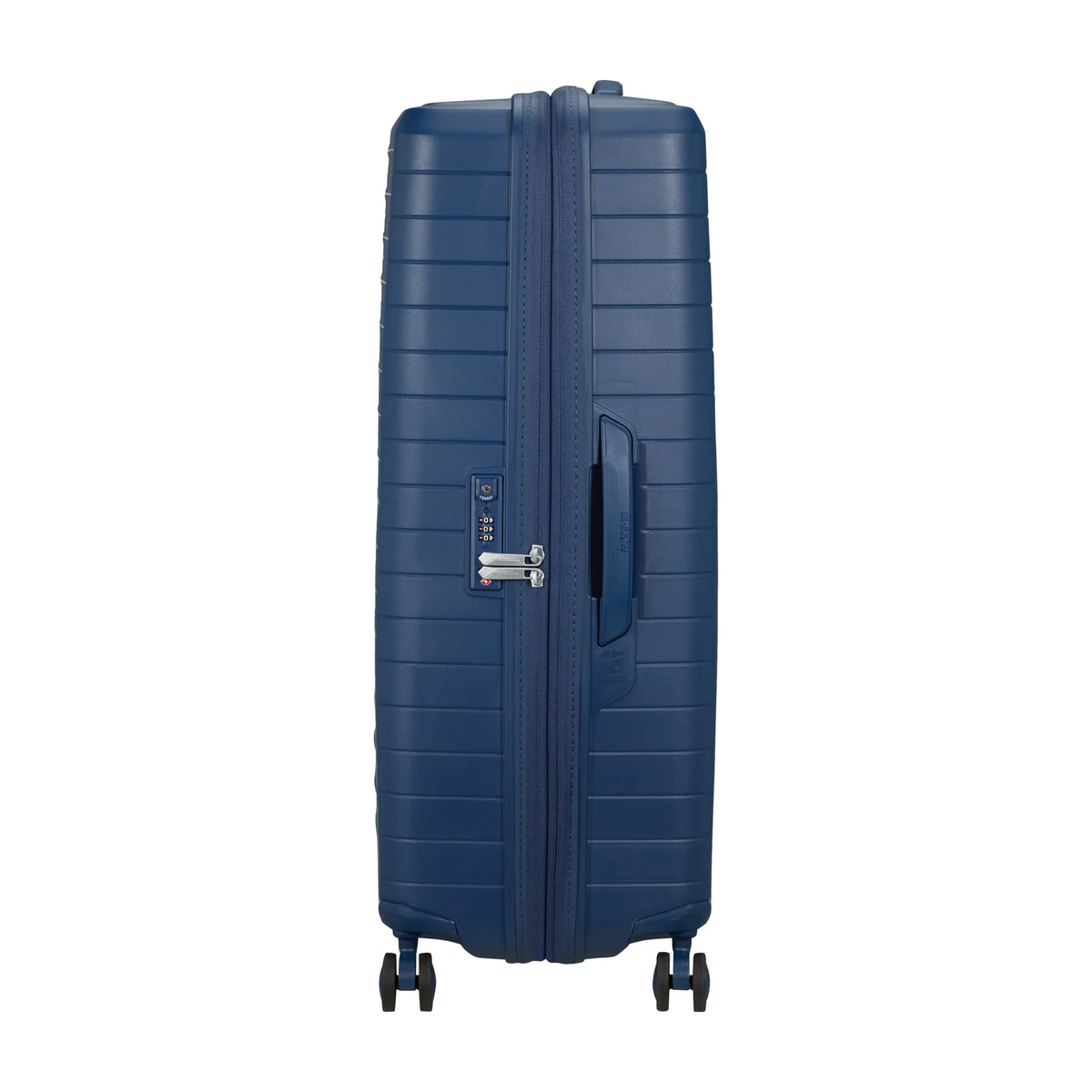 Dettaglio laterale e fondo di American Tourister Fastforward Trolley (4 Ruote) - Navy Blue