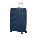 Vista di tre quarti di American Tourister Fastforward Trolley (4 Ruote) - Navy Blue