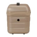 Dettaglio laterale e fondo di American Tourister Flashline Beauty Case - Ivory Gold