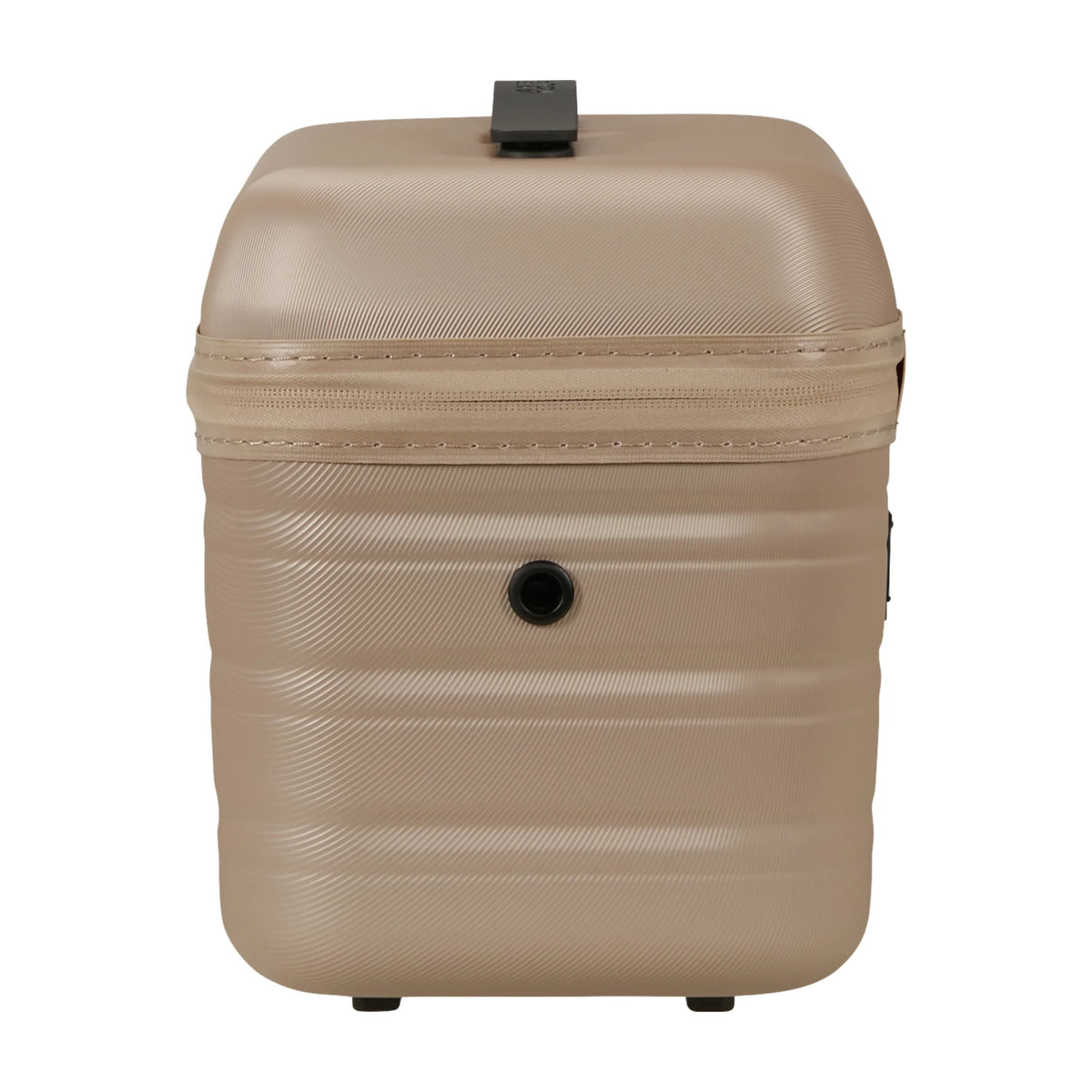 Dettaglio laterale e fondo di American Tourister Flashline Beauty Case - Ivory Gold