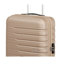Dettaglio finiture e hardware di American Tourister Flashline Trolley (4 Ruote) - Ivory Gold