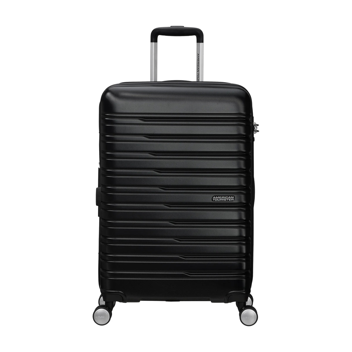 Vista principale di American Tourister Flashline Trolley (4 Ruote) - Shadow Black