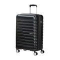 Vista di tre quarti di American Tourister Flashline Trolley (4 Ruote) - Shadow Black