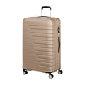 Vista di tre quarti di American Tourister Flashline Trolley (4 Ruote) - Ivory Gold