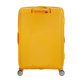 Dettaglio laterale e fondo di American Tourister Soundbox Trolley (4 Ruote) - Golden Yellow