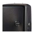 Dettaglio finiture e hardware di American Tourister Soundbox Trolley (4 Ruote) - Bass Black