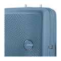 Dettaglio finiture e hardware di American Tourister Soundbox Trolley (4 Ruote) - Stone Blue