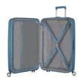 Organizzazione interna e scomparti di American Tourister Soundbox Trolley (4 Ruote) - Stone Blue