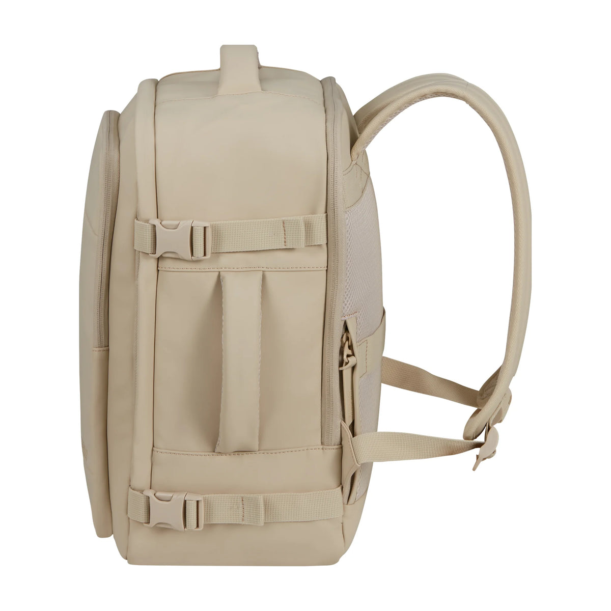Dettaglio laterale e fondo di American Tourister Take2Cabin Zaino - Beige