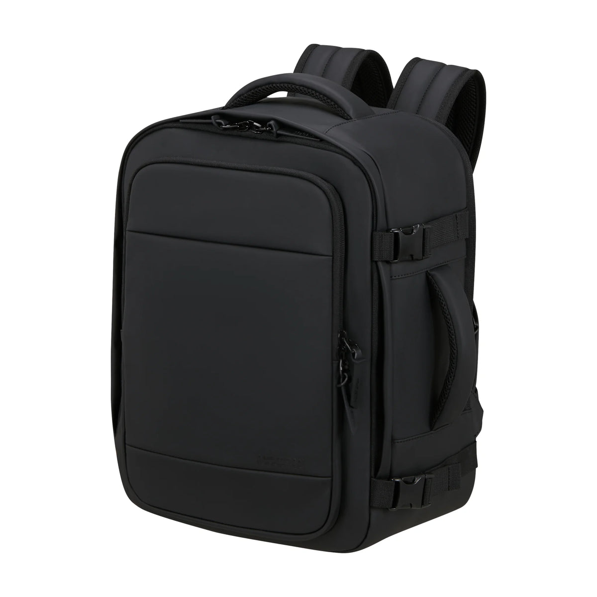 Vista di tre quarti di American Tourister Take2Cabin Zaino - Nero