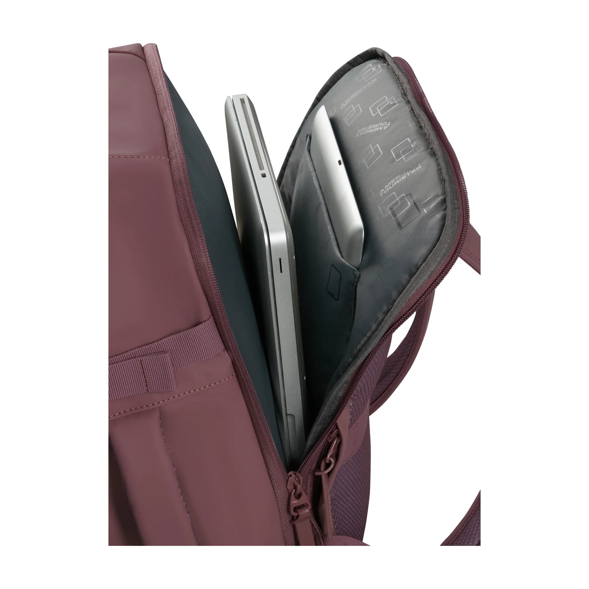 Elementi e accessori inclusi in American Tourister Take2Cabin Zaino - Galactic Mauve