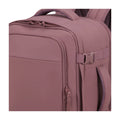 Dettaglio finiture e hardware di American Tourister Take2Cabin Zaino - Galactic Mauve