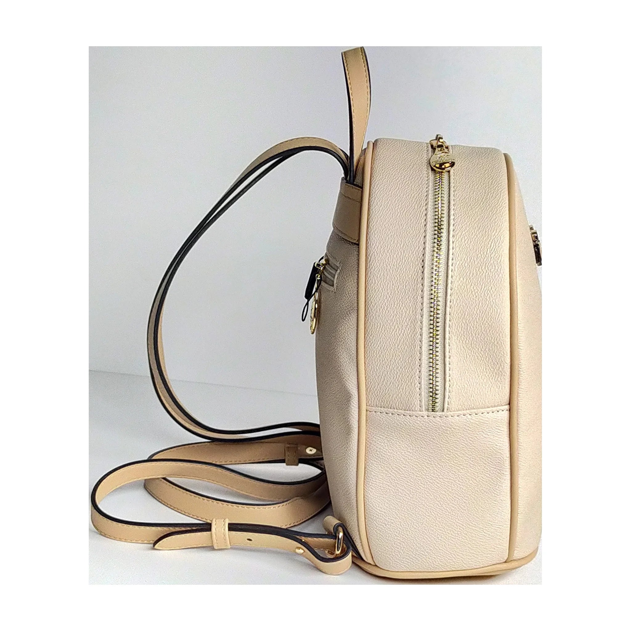 Dettaglio laterale e fondo di B.H. Polo Club Zaino Lifestyle - Beige