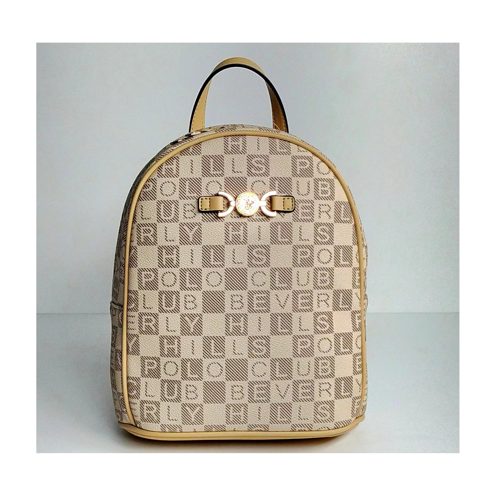 Vista principale di B.H. Polo Club Zaino Lifestyle - Beige Stampato