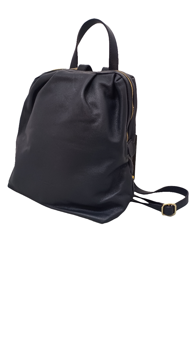 Pelletteria Veneta N24456-Navy Zaino in pelle