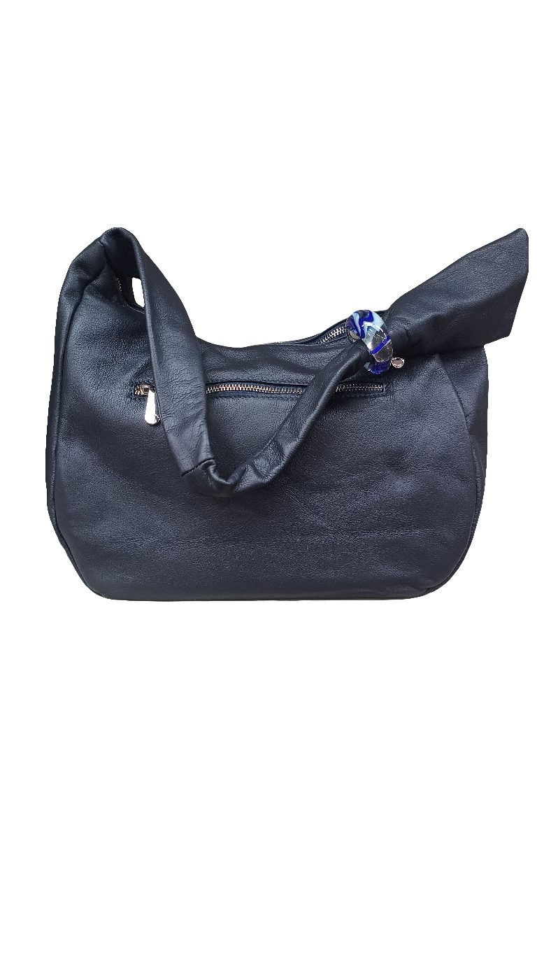 Pelletteria Veneta N24450-Navy Borsa a Spalla