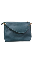 Pelletteria Veneta V24481-Verde Borsa a spalla