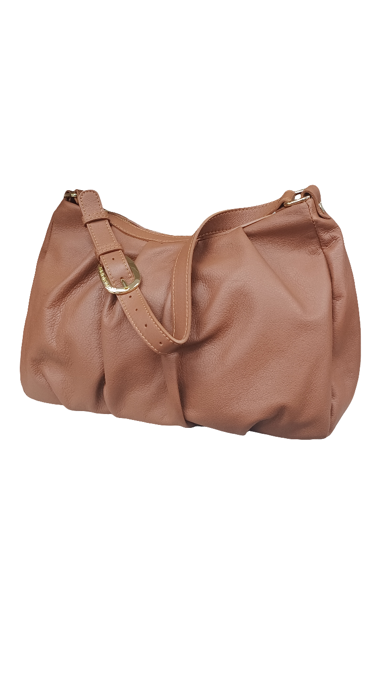 Pelletteria Veneta N24457-Cuoio Borsa a spalla