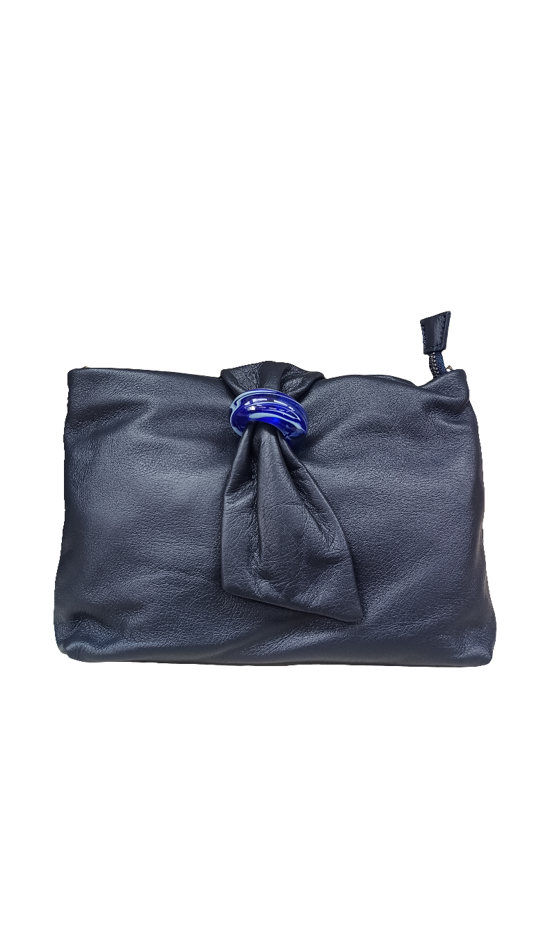 Pelletteria Veneta N24453-Navy Borsa donna