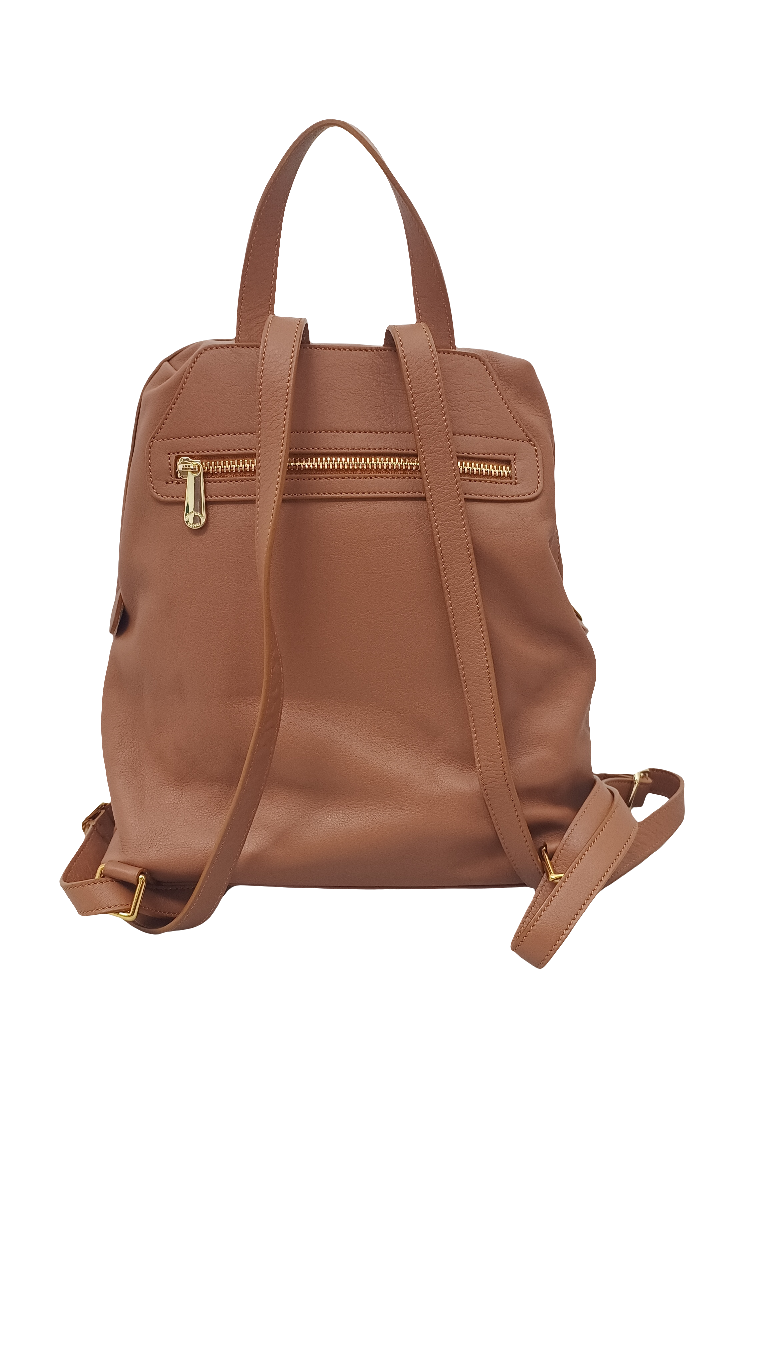 Pelletteria Veneta N24456-Cuoio Zaino in pelle
