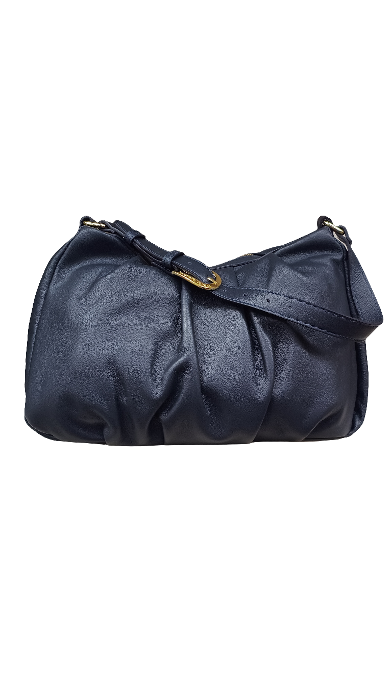 Pelletteria Veneta N24457-Navy Borsa a spalla