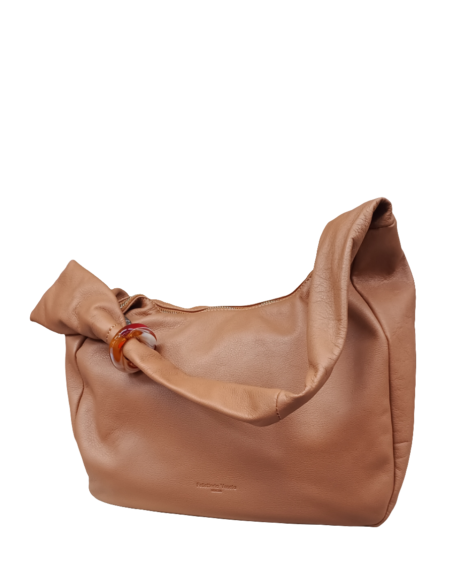Pelletteria Veneta N24450-Cuoio Borsa a Spalla