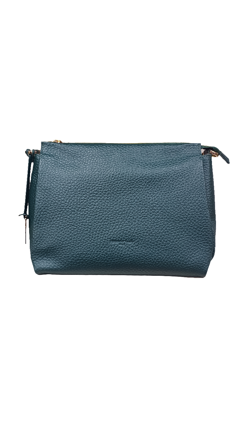 Pelletteria Veneta V24481-Verde Borsa a spalla