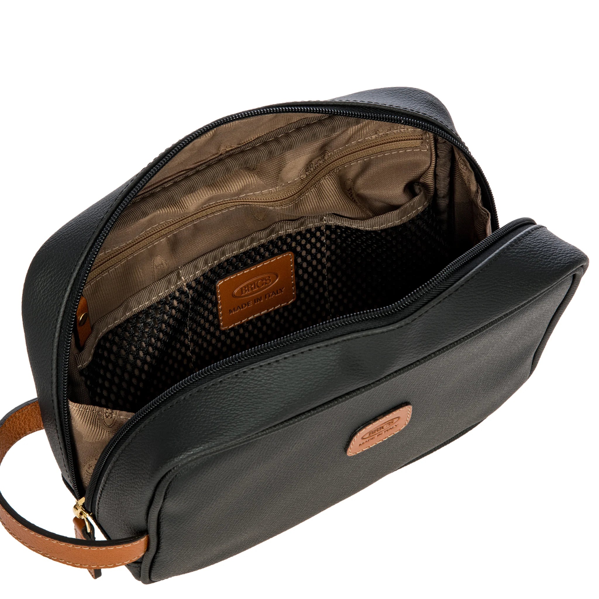 Organizzazione interna e scomparti di Bric's Firenze Necessaire Firenze - Black