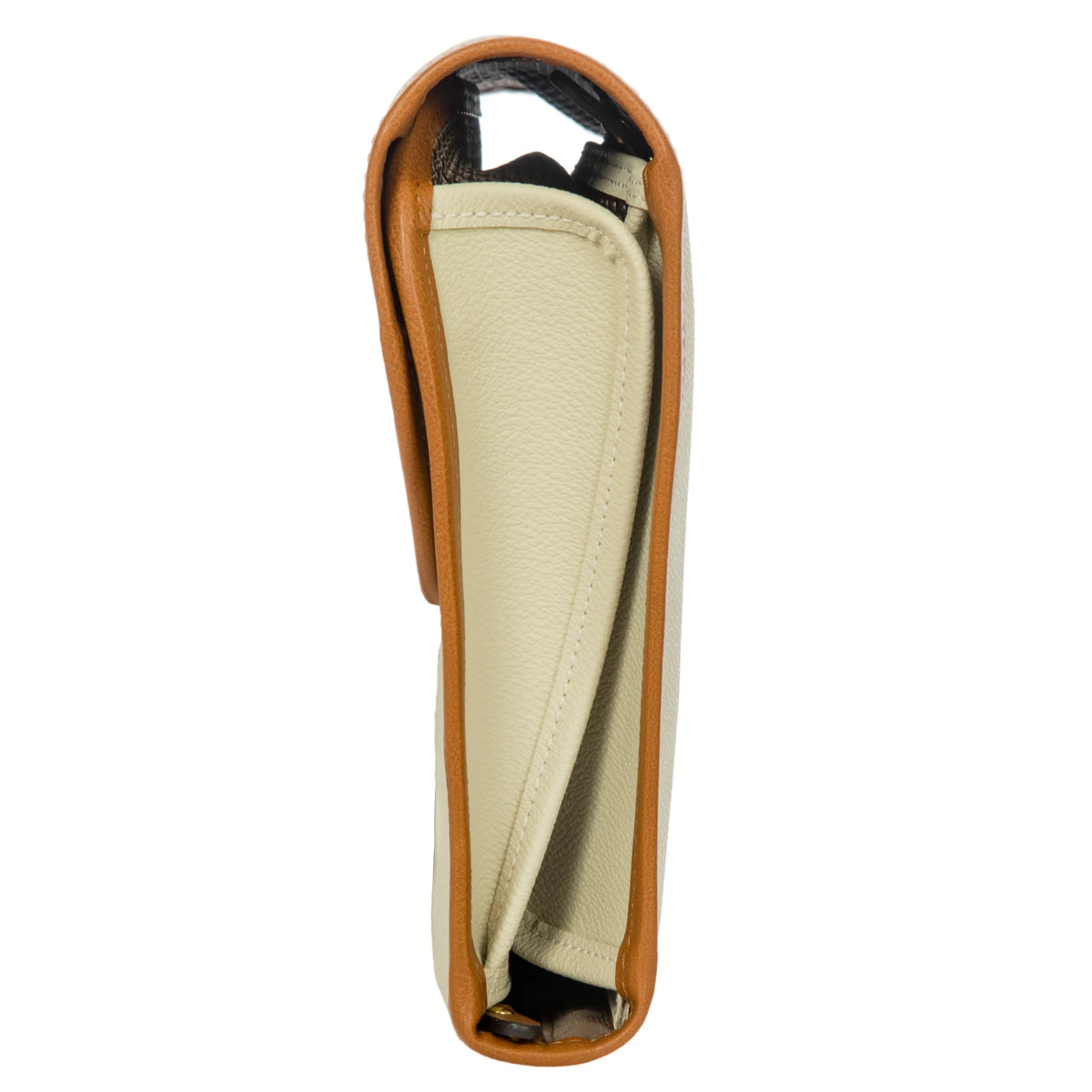 Dettaglio laterale e fondo di Bric's Firenze Beauty Case Tri-Fold Firenze - Cream