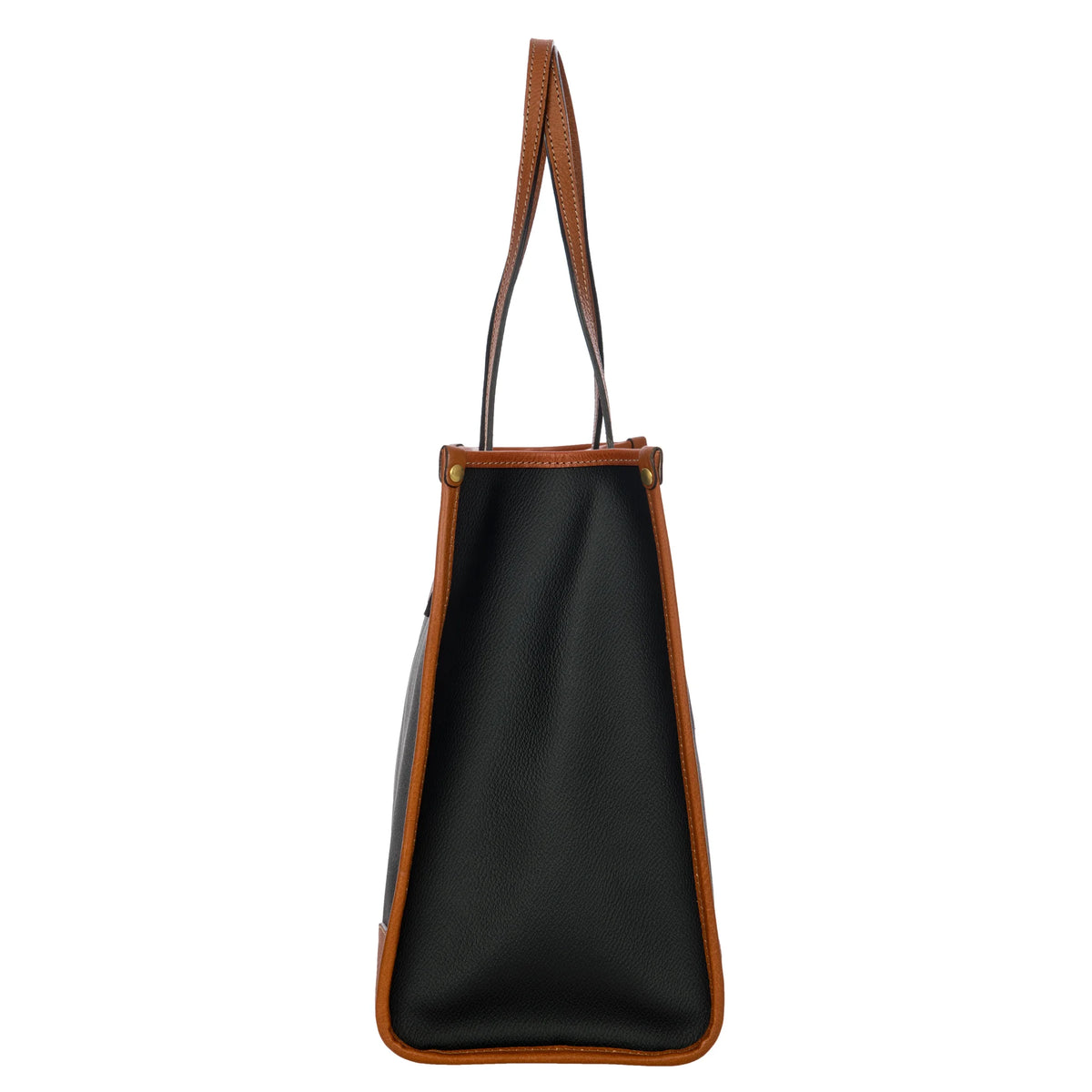 Dettaglio laterale e fondo di Bric's Firenze Opera Bag Media Firenze - Black