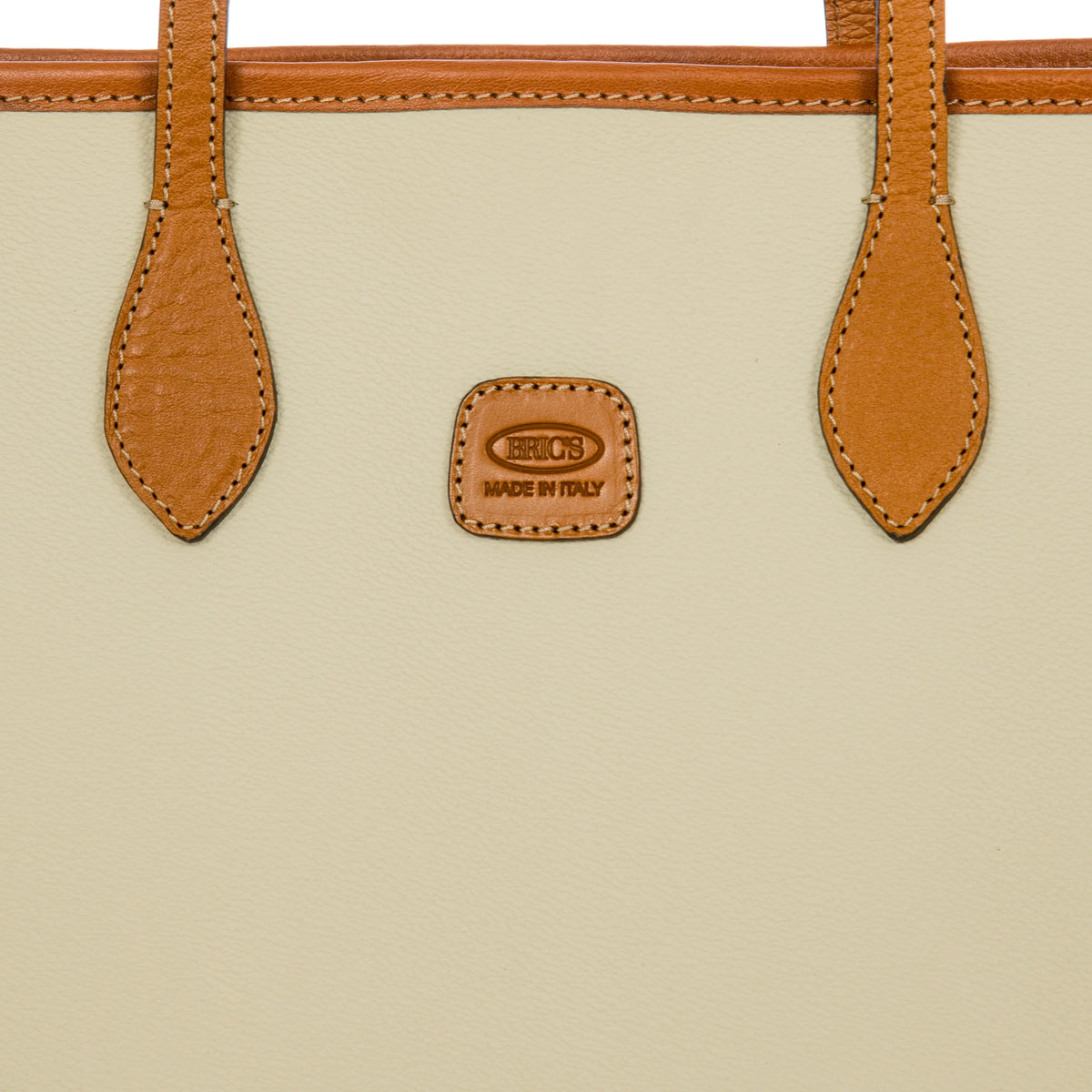 Dettaglio finiture e hardware di Bric's Firenze Opera Bag Media Firenze - Cream