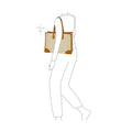 Proporzioni e vestibilità di Bric's Firenze Opera Bag Media Firenze - Cream