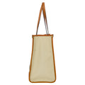 Dettaglio laterale e fondo di Bric's Firenze Opera Bag Media Firenze - Cream