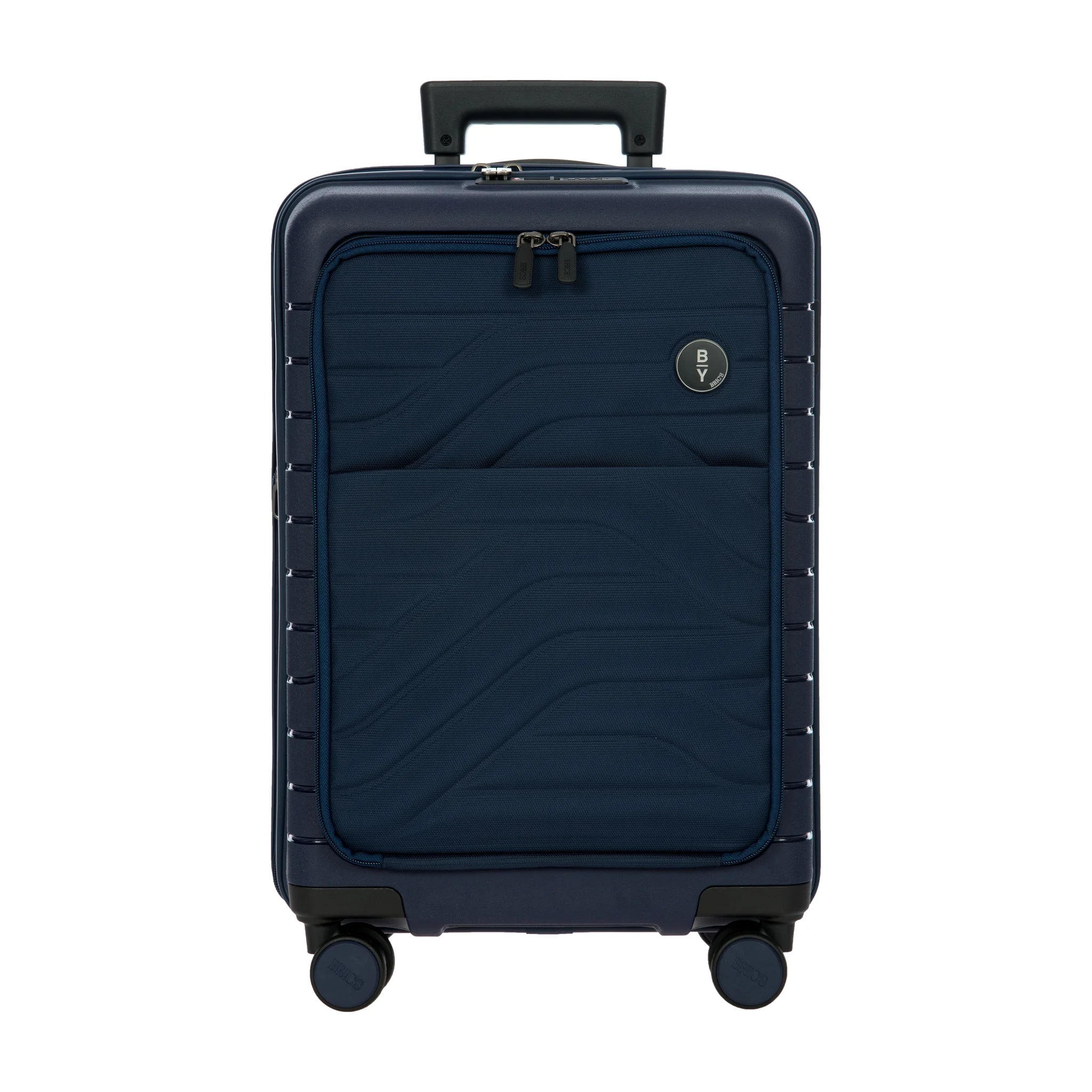 Vista principale di Bric's Ulisse B|Y Trolley Cabina Espandibile Con Tasca - Ocean Blue