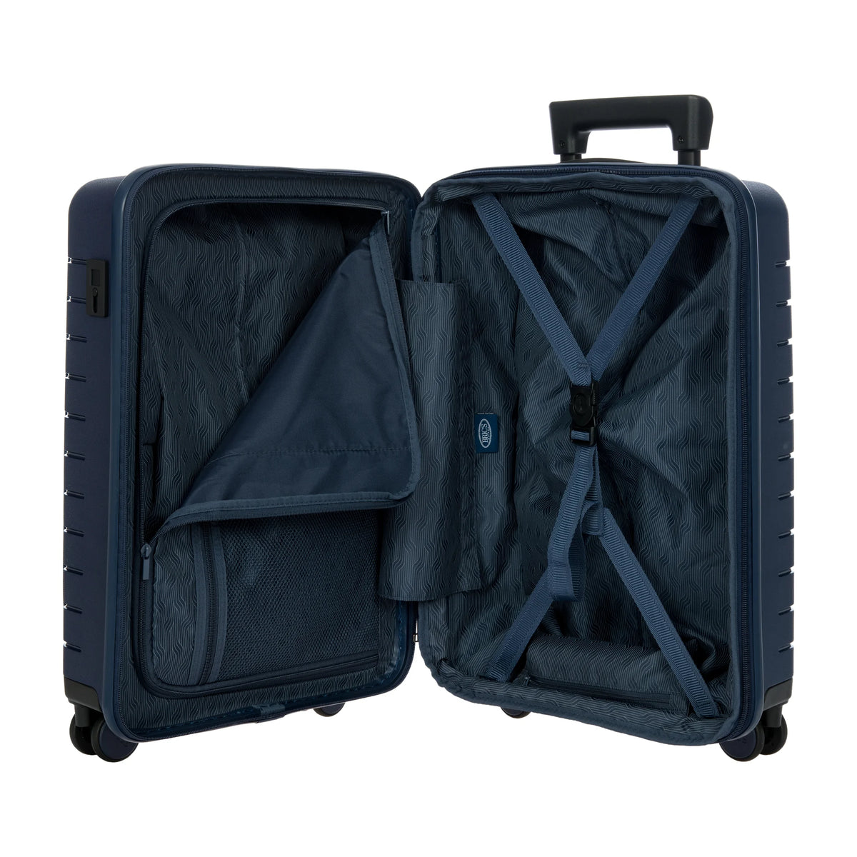 Organizzazione interna e scomparti di Bric's Ulisse B|Y Trolley Cabina Espandibile Con Tasca - Ocean Blue